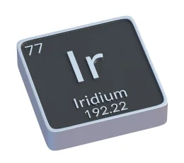 Iridium tantalum coated titanium anode.webp